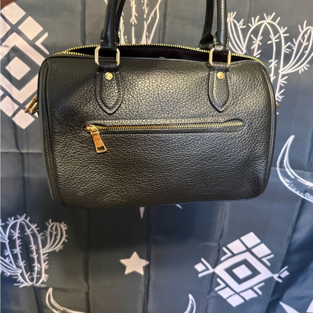 Coach Black and Tan Leopard Print Satchel Set - Picture 12 of 13